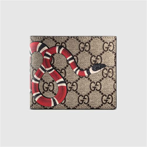 gucci blue supreme wallet|kingsnake print gg supreme wallet.